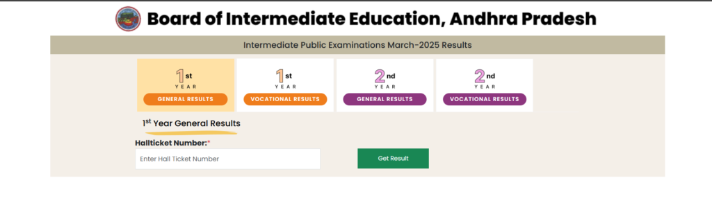 Board of Intermediate Education, AP AP manabadi inter results 2025