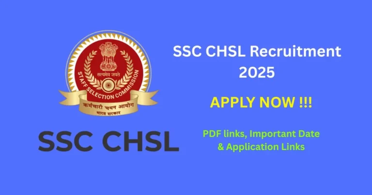 SSC CHSL Recruitment 2025